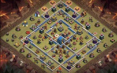Best Town Hall 12 Anti Everything War Base Layout #70