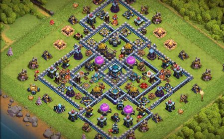 Latest TH13 Farming Base Layout Link - Anti 2 Star #21