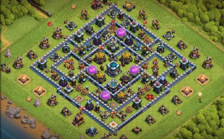 Hard TH13 Farming Base - Anti 2 Star Layout #26