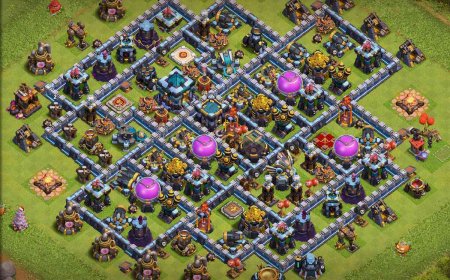 Best TH13 Farming Base - Anti 3 Stars Layout Link #28