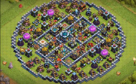 New COC TH13 - Anti Loot Base - Anti 2 Star Layout #29