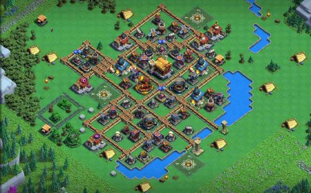 Top Barbarian Camp 4 Base Layout with Link - COC