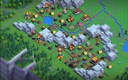 Best Dragon Cliffs Level 3 Base Layout - COC