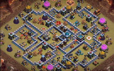 Best TH13 - Anti 2 Stars War Base Layout - CWL #38
