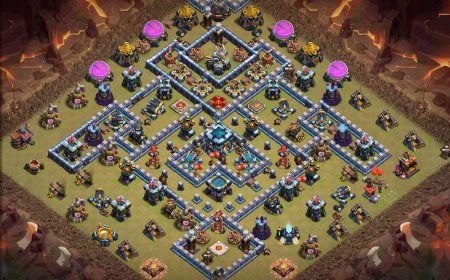 Top 10 Best TH13 Layouts Anti 3 Star | Town Hall 13 War Base - COC ...