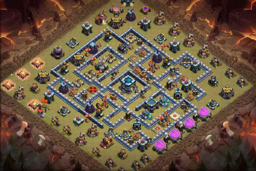 Top TH13 - Anti 1 Star War Base Layout with Link #37