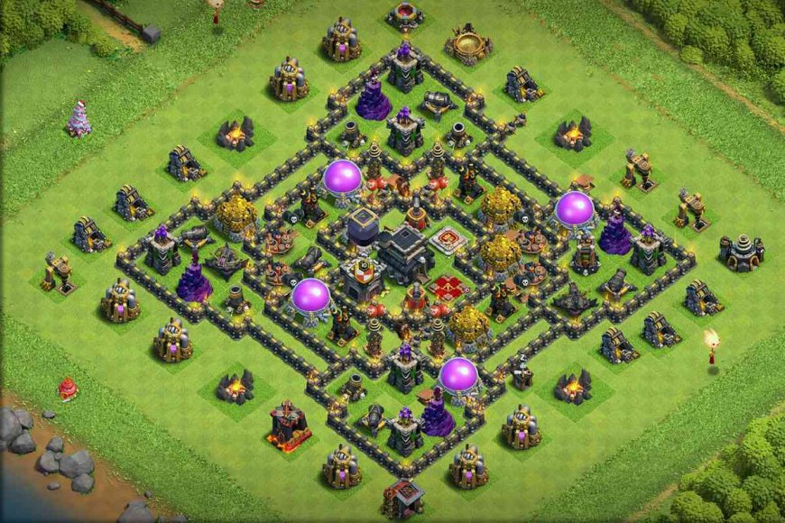 New Town Hall 9 Anti Everything Farming Base Layout #28