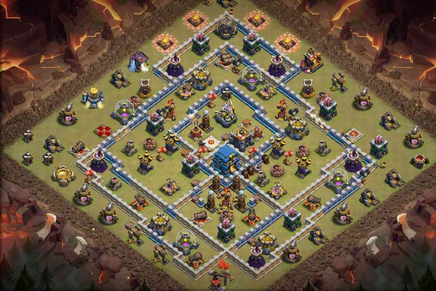 Best Town Hall 12 Anti Everything War Base Layout #70