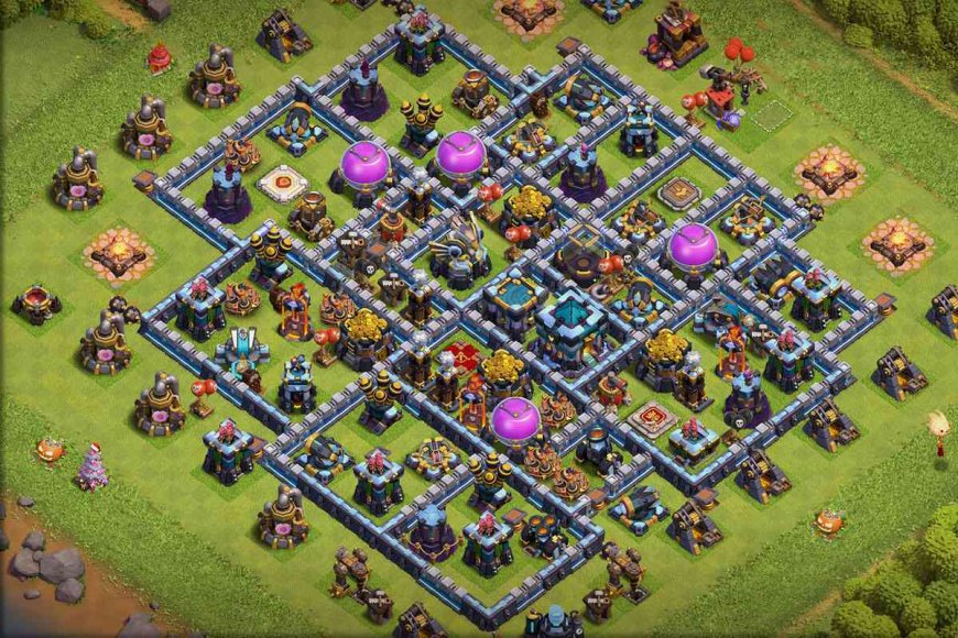 Top TH13 Farming Base - Anti 1 Star Layout with Link #27