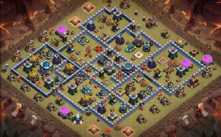 New TH13 War Base - Anti 3 Star Layout Link #42