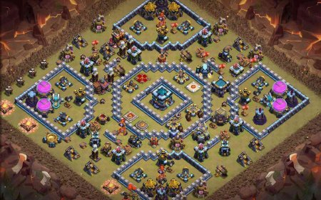 Best Town Hall 13 - Anti 1 Star War Base Layout #45