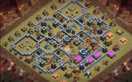 Best TH13 CWL War Base Link - Anti 3 Star Layout #48