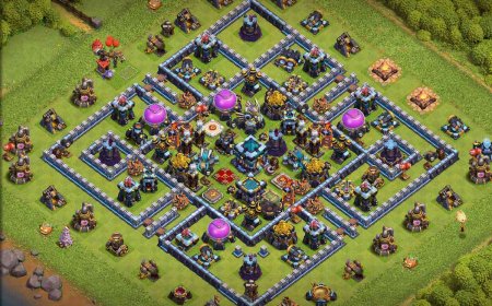 Top TH13 Farming Base Copy Link - Anti 2 Star Layout #36