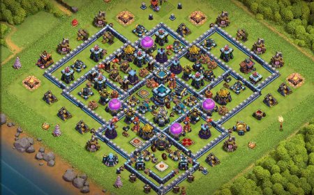 New Town Hall 13 Anti Electro Dragon Farming Base #45