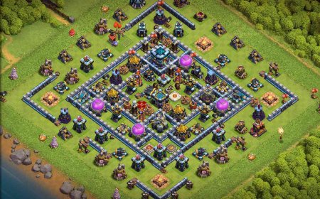New TH13 Farming Base - Anti Electro Layout #47