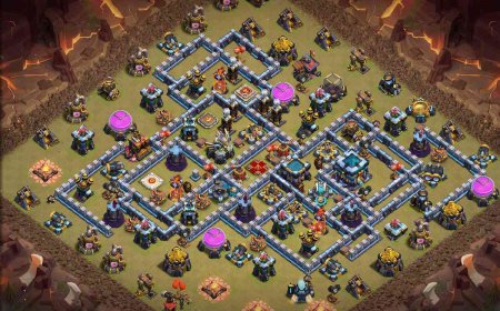 Top TH13 War Base - Anti Witch Defense Base Layout #53