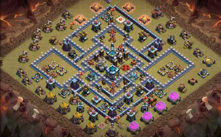 Best TH13 War Base - Anti 1 Star Layout with Link #54