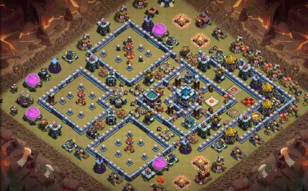 Best Town Hall 13 - Anti Everything War Base Layout #57