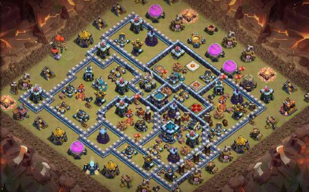 Top 10 Best TH13 Layouts Anti 3 Star | Town Hall 13 War Base - COC ...