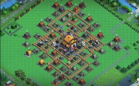 New Capital Hall 5 Base | Clan Capital - COC