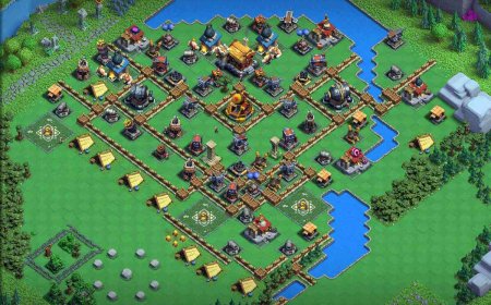 Hard Barbarian Camp 4 Base Layout with Link - COC