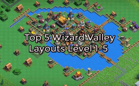 Top 5 Wizard Valley Layouts Level 1-5 | Clash of Clans