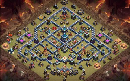 Best Clash Of Clans | TH13 War Base | Anti Everything