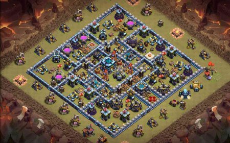 Strong TH13 Base for Clan War - Anti 2 Star | COC Base