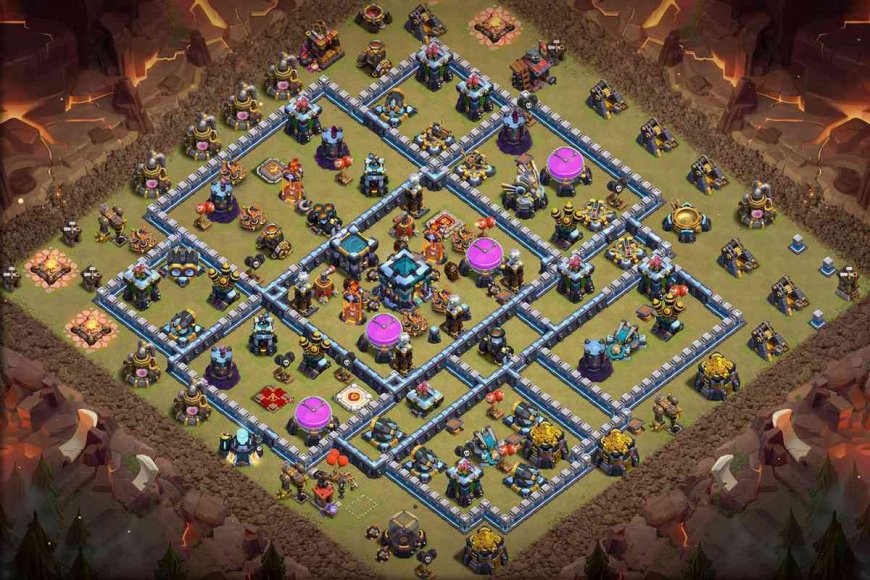Best TH13 War Base - Anti 2 Star Layout with Link #41