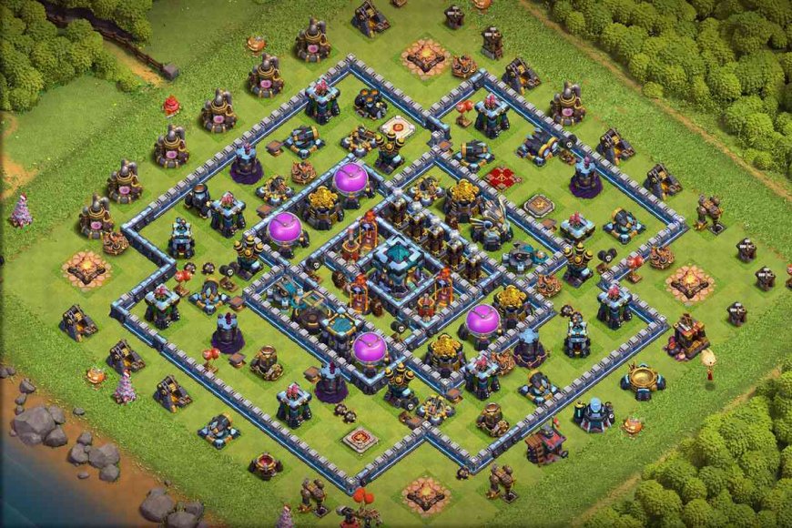 Best TH13 Anti Electro Farming Base Layout with Link #46