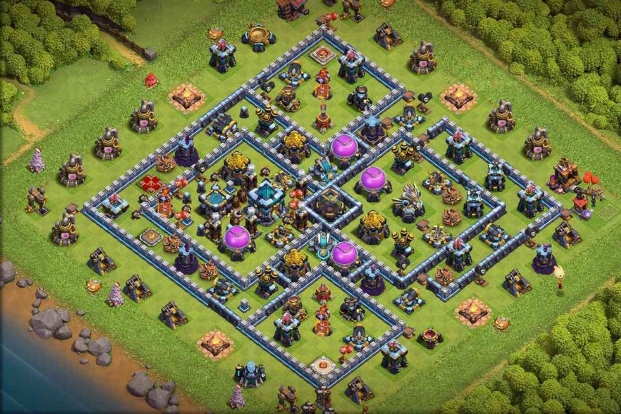 COC TH13 Farming Base - Anti 3 Star Layout with Link #49