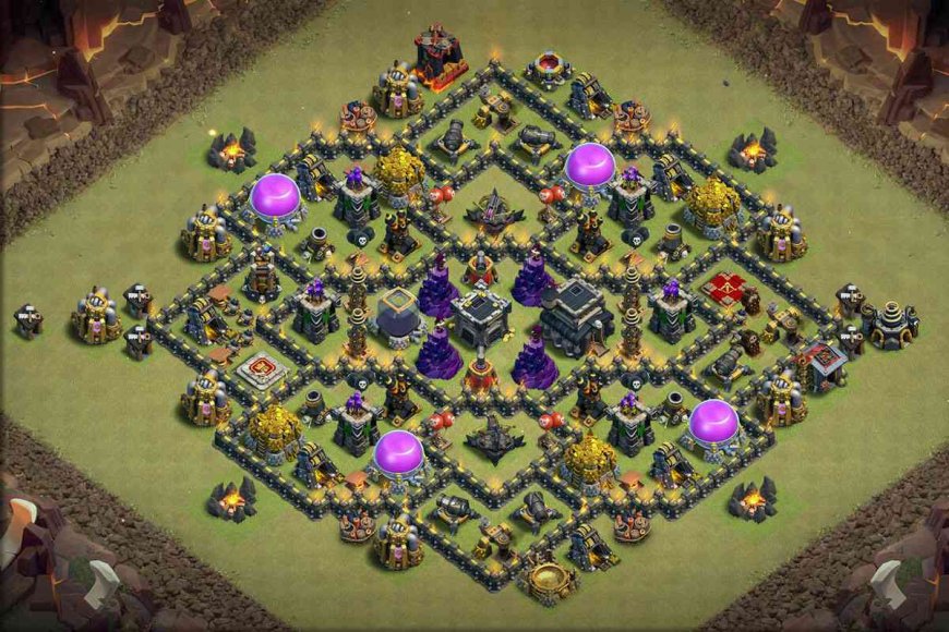 Best TH9 Base for Clan War  - Anti 3 Star | Clash of Clans