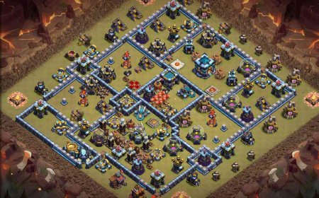 New Town Hall 13 Base | Anti 3 Star Layout | Clan War