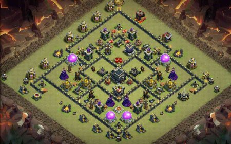 Best TH9 Base for War - Anti 2 Star | Clash of Clans Base