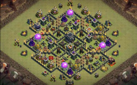 Symmetric TH9 Base War - Anti 2 Star | Clash of Clans