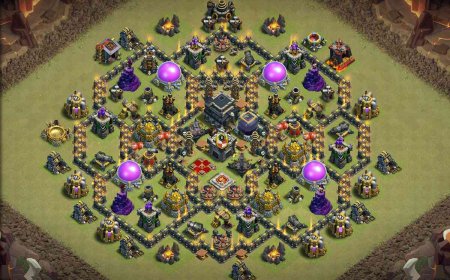Best TH9 Base - Anti 3 Star | Clan War | Clash of Clans