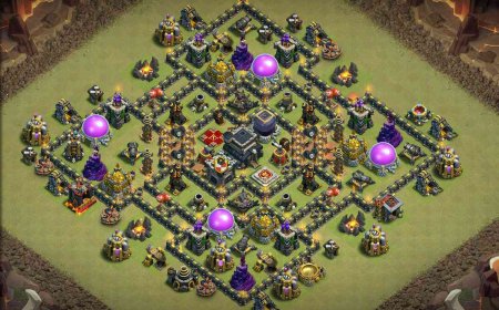 Insane TH9 War Base for Unbeatable Defense