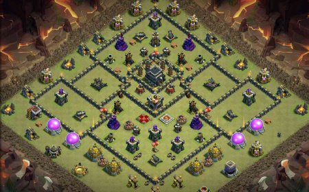 Best TH9 Base Design for War Wins
