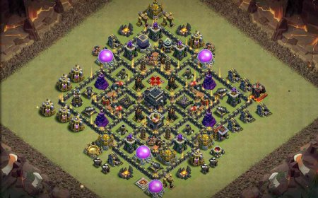 Anti-Air TH9 War Base Strategy