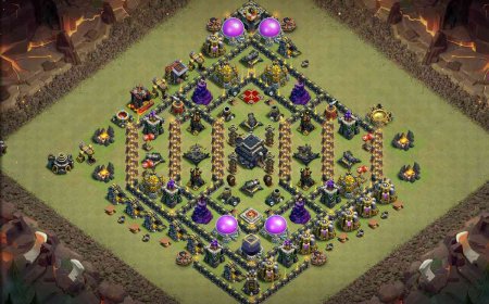 Pro TH9 Base for War and Defense Mastery