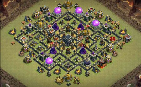 Highest Rated TH9 Base for CoC Battles