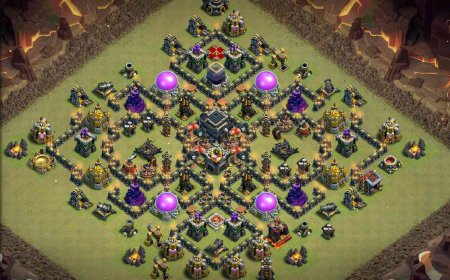 Undefeated TH9 Base Design for War