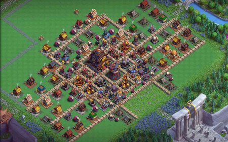 Hard Capital Hall Level 9 Base Layout | Clash of Clans