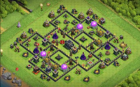 Unbeatable TH9 Farming Base for Ultimate Defense