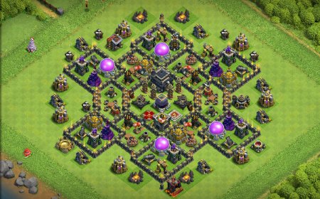 Powerful TH9 Base Against All Attacks