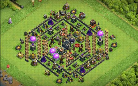 Best Town Hall 9 Base Layout for Resource Defense