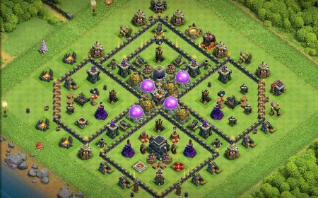 Powerful Town Hall 9 Farming Base Against Raids