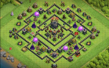 Pro Town Hall 9 Farming Base for Ultimate Defense