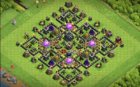 Legendary TH9 Trophy Base for Easy Victory