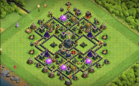 Legendary Town Hall 9 Trophy Base After Update